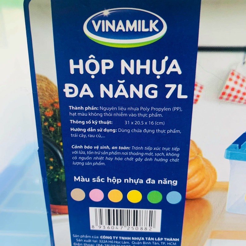 [HCM]Hộp nhựa đa năng 7lit.