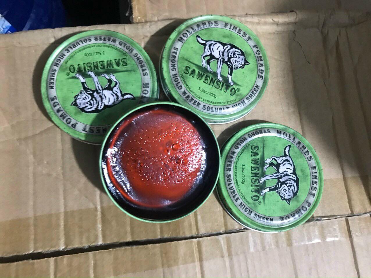 Tặng Lược - Sáp tạo kiểu Sawensito Wolf Pomade 100gr