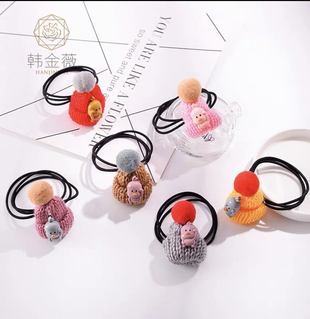 Dây Cột Tóc Mũ Len Siêu Xinh - phukienteen