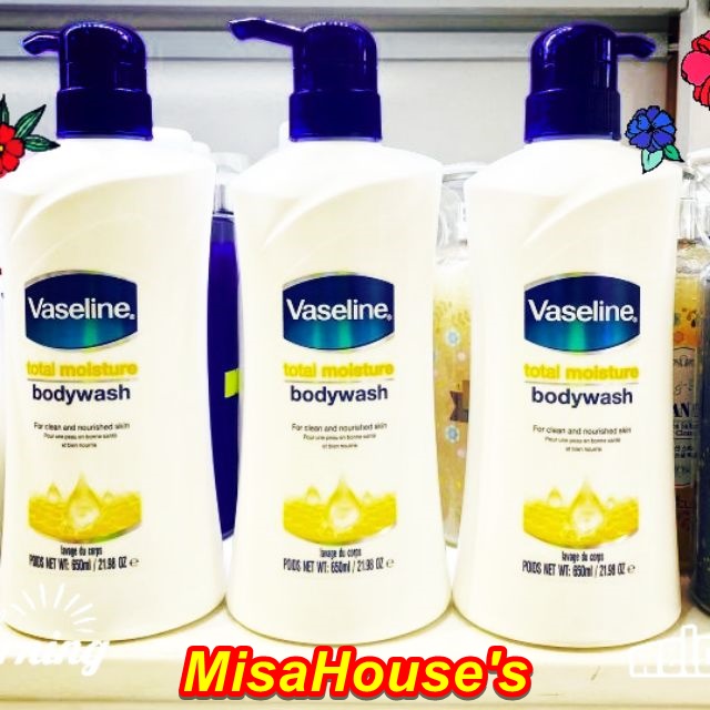 Sữa Tắm Dưỡng Ẩm Vaseline Total Moisture 650ml