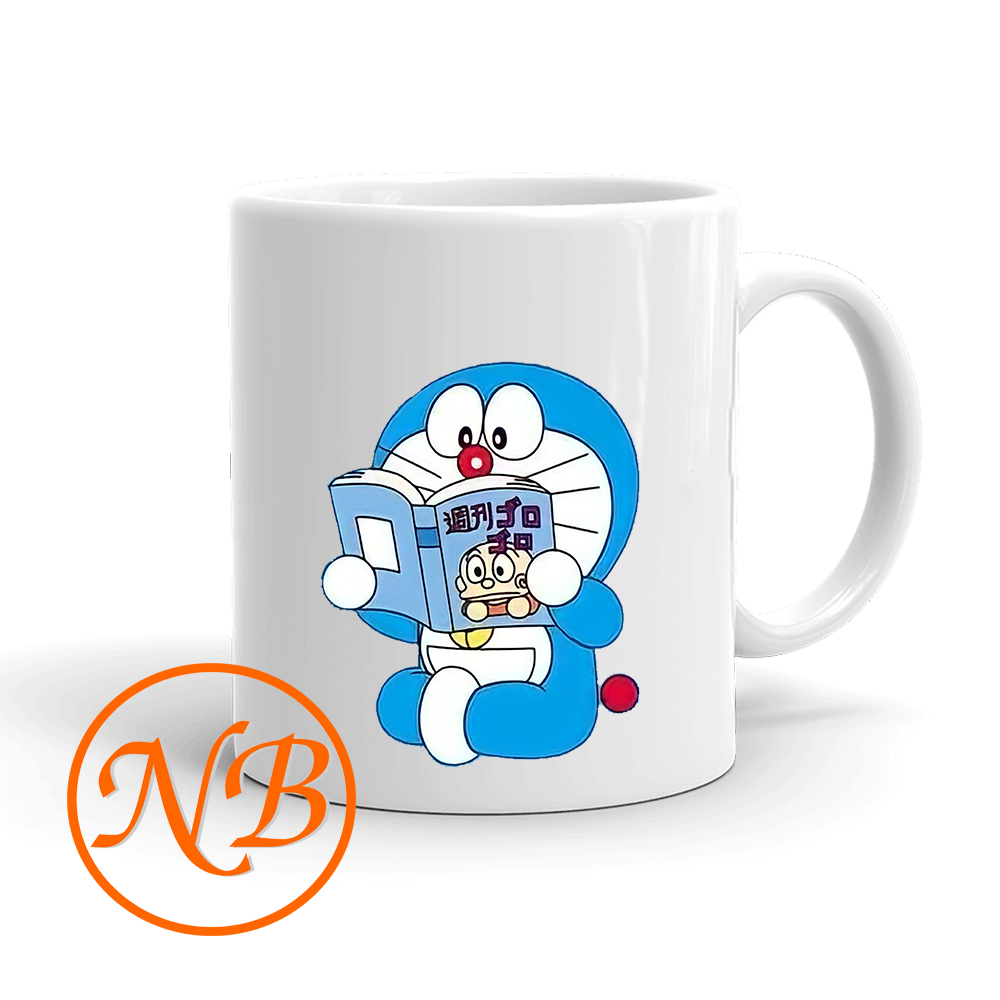 Cốc sứ in hình theo Doraemon