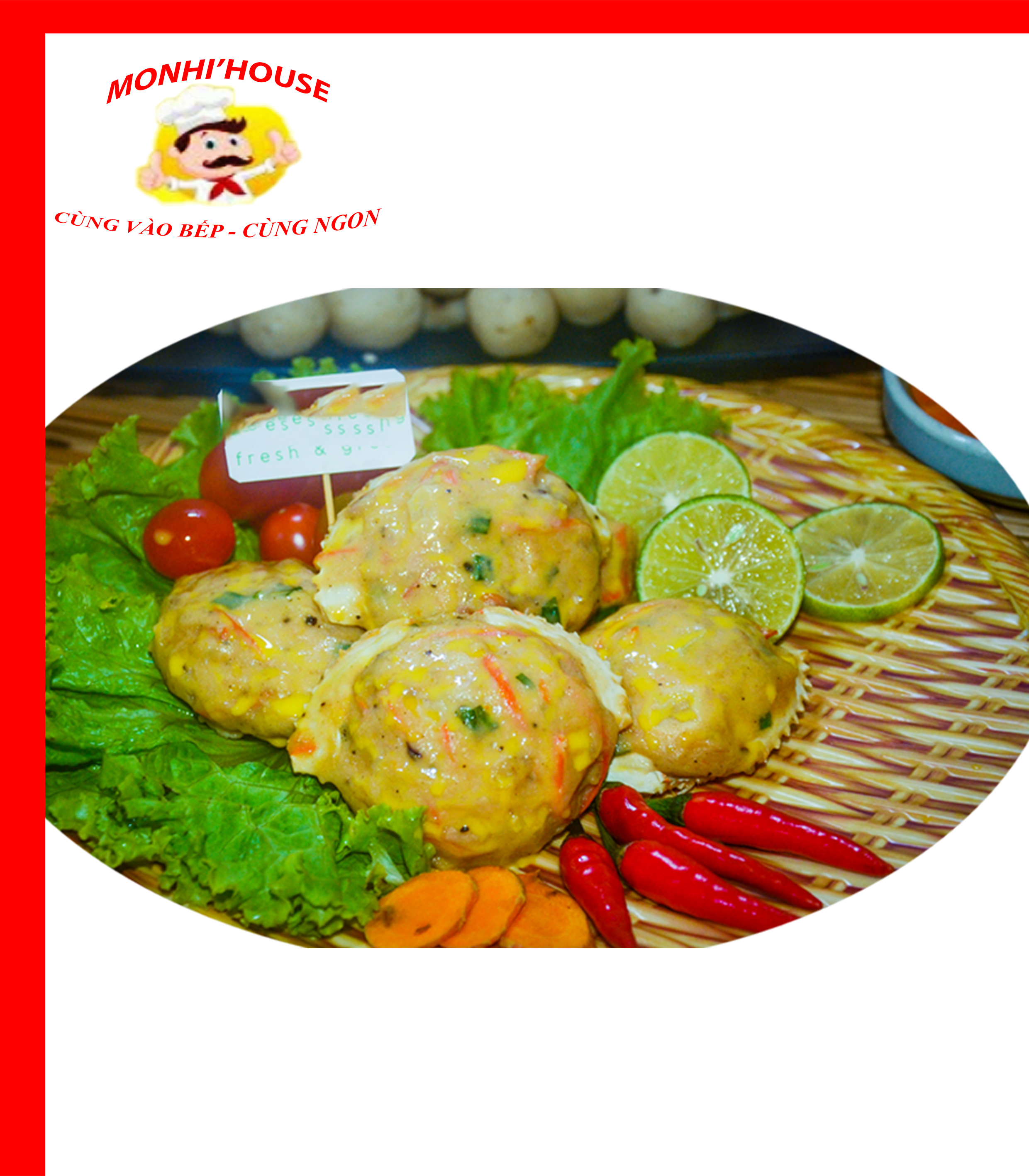Khay 10 miếng Chả Ghẹ Facri siêu ngon
