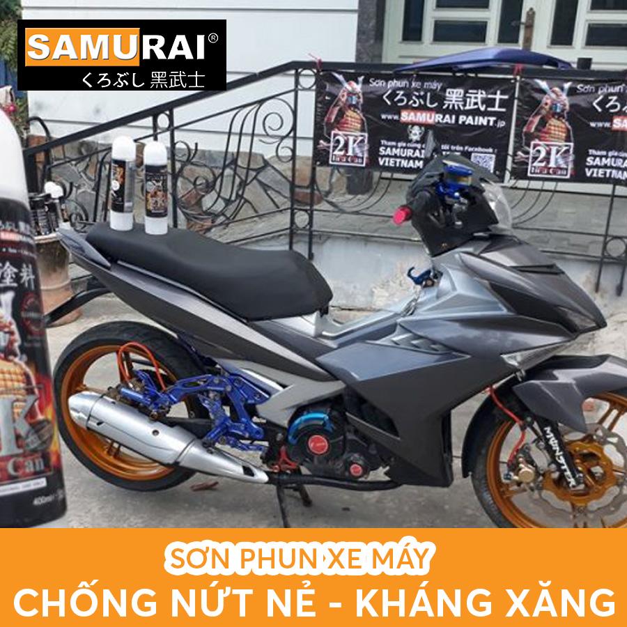 Chai sơn màu xám tối K414 sơn xịt Samurai