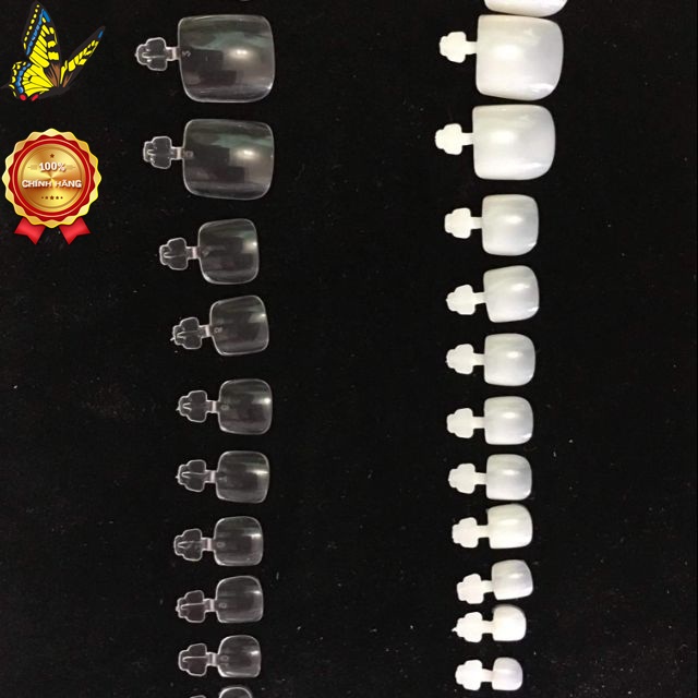 Móng úp CHÂN bịch 500 móng tặng keo dán mxbon