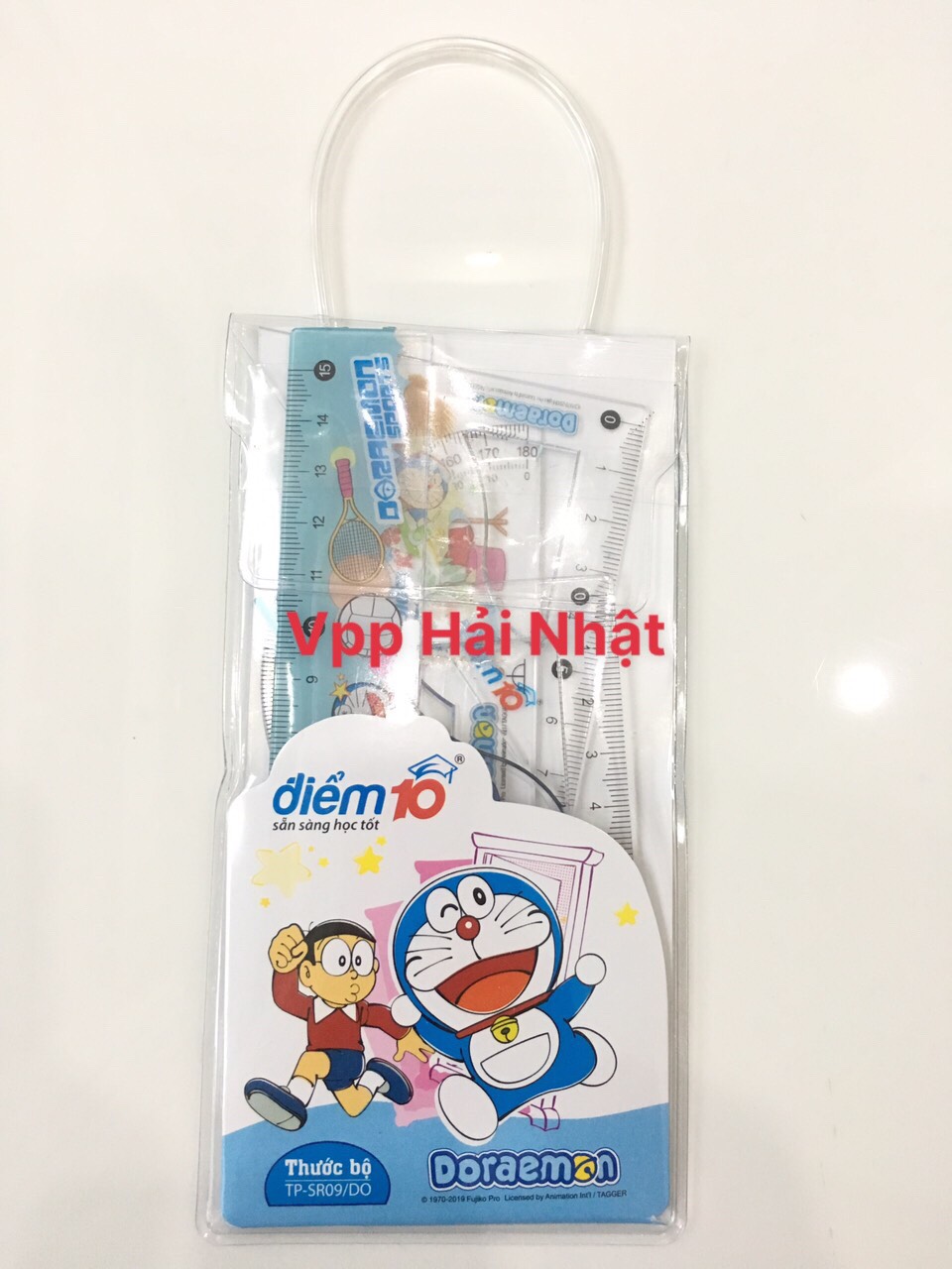 Bộ Thước Kẻ Êke Doraemon điểm 10 TP-SR09/DO combo 4 cây