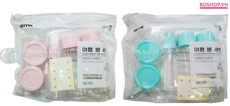 Bộ chiết mỹ phẩm du lịch 7 món
