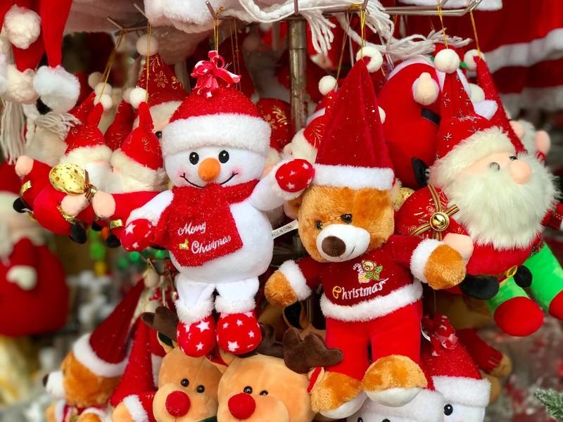 ÔNG GIÀ NOEL BẰNG BÔNG CAO 50CM