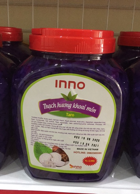 Thạch thủy tinh hương khoai môn