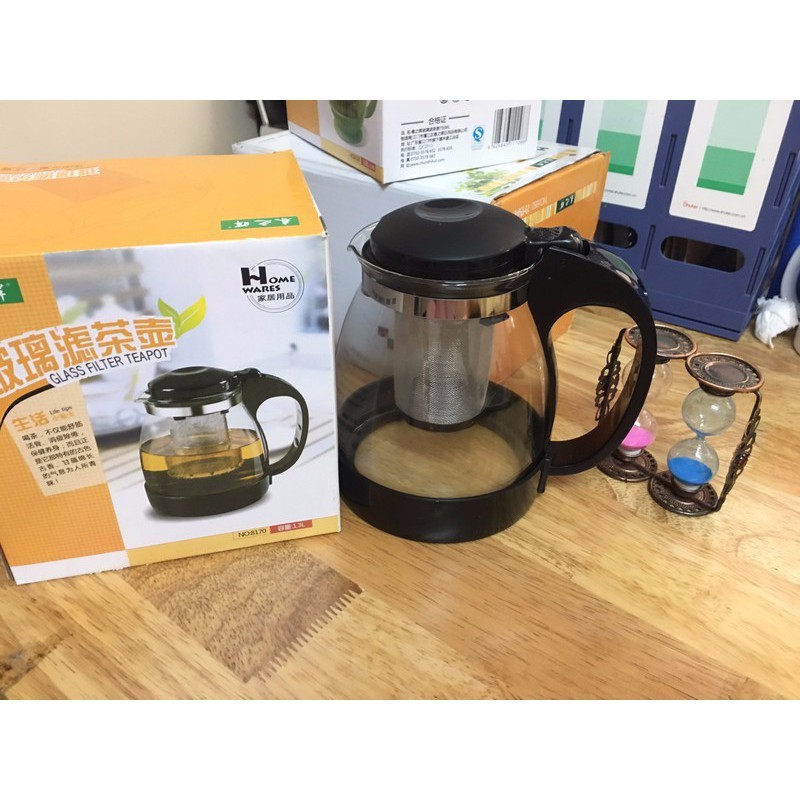 Bình Pha- Bình Pha Trà , Pha Cafe Thủy Tinh 750ml