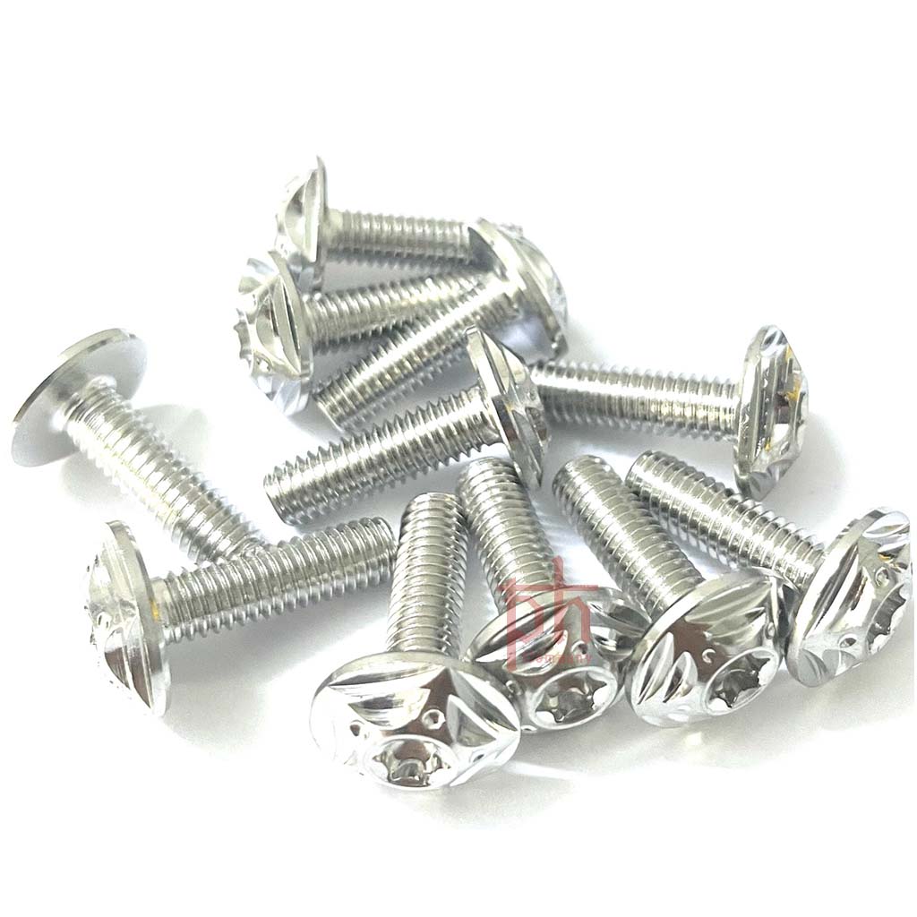 ỐC TITAN GR5 6li20 Dù Dày Gắn Dàn Áo/Ốp Pô/Dè...-PHS