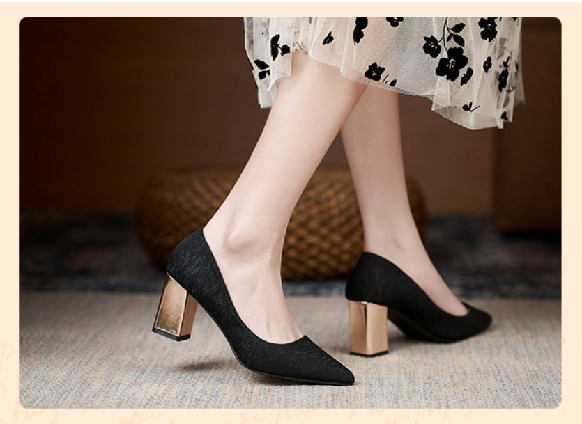 Giày Gót Vuông Big Size _ HÀNG CÓ SẴN ( Size 40➡️44)