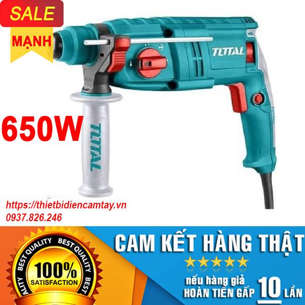 Máy khoan đục total th306226 650w