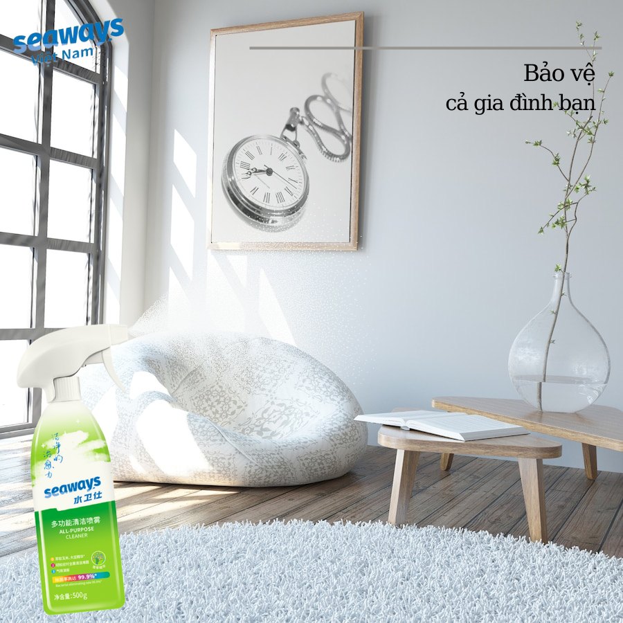 Chai xịt làm sạch đa năng Seaways (Chai 500ml)