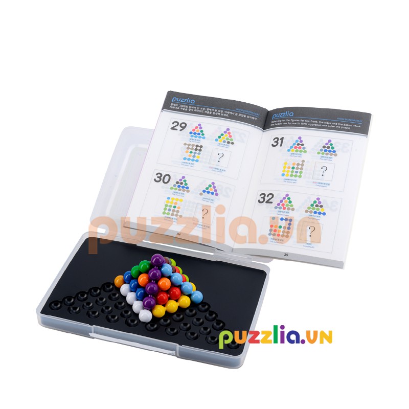 Đồ chơi Puzzlia Beads Puzzle Triangle 2D3D ( Tam giác 3D )