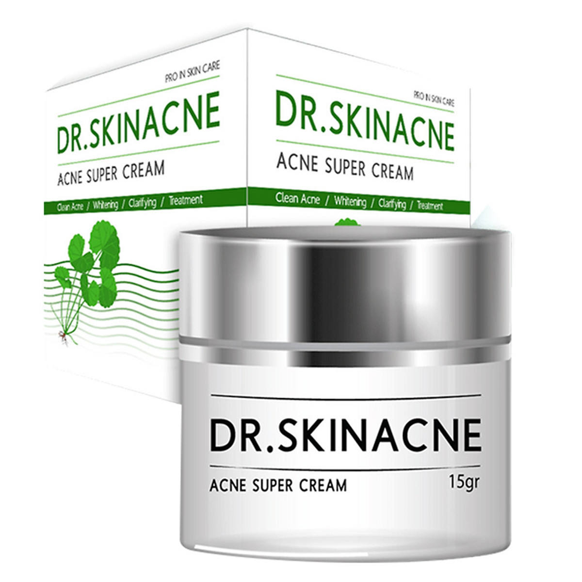 [HCM]Kem sạch mụn Dr.Skinacne giúp dưỡng trắng da xóa thâm liền sẹo 15g (DATE MỚI)