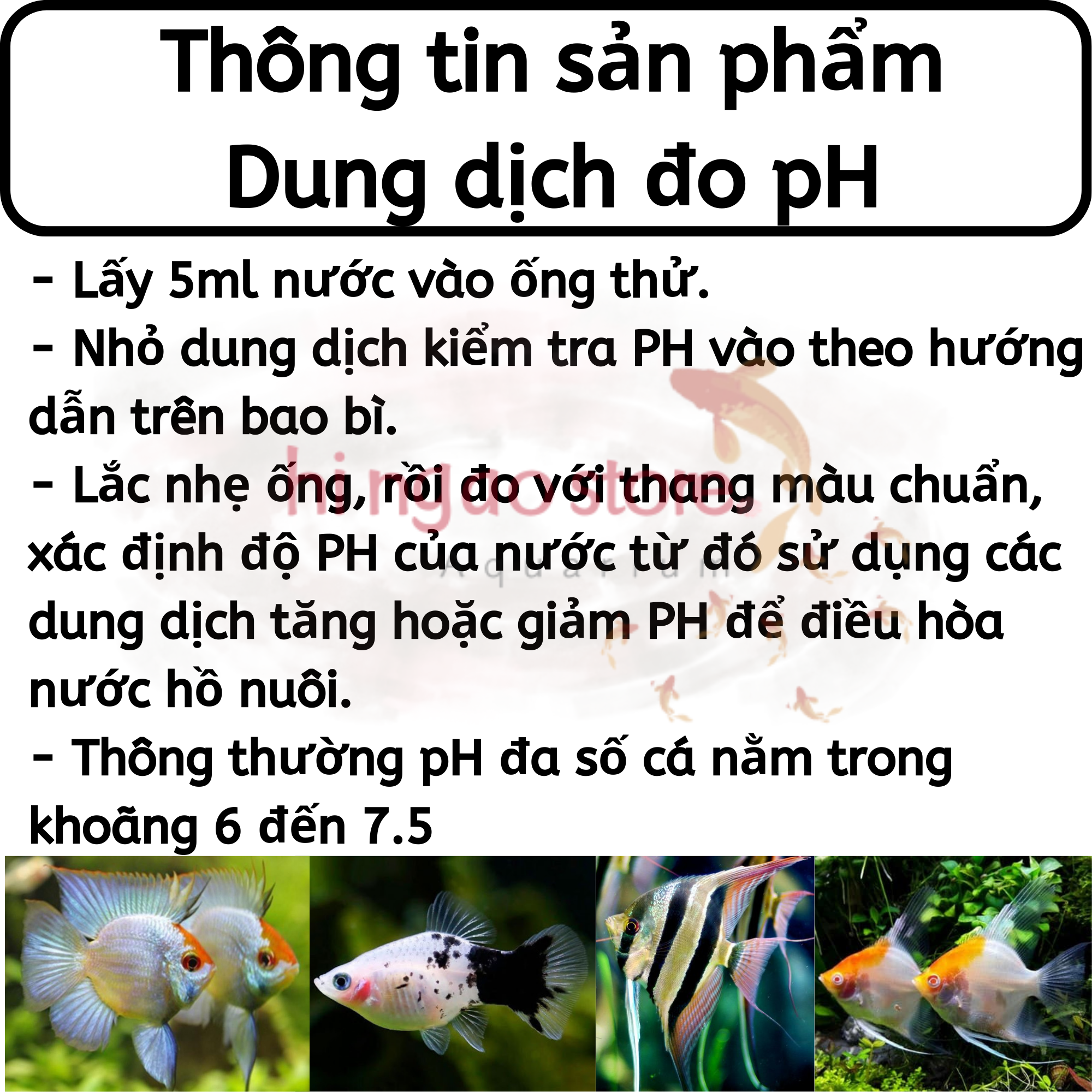 Solution pH meter & solution Rose/lower the pH-accessories aquarium | hingaostore.