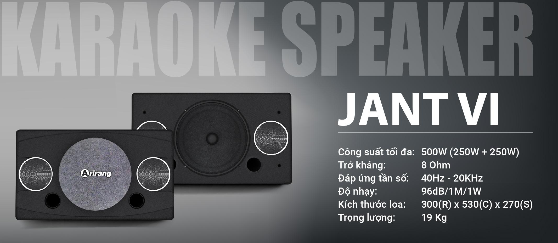 [HCM]Loa trầm Arirang JANT-VI 500W