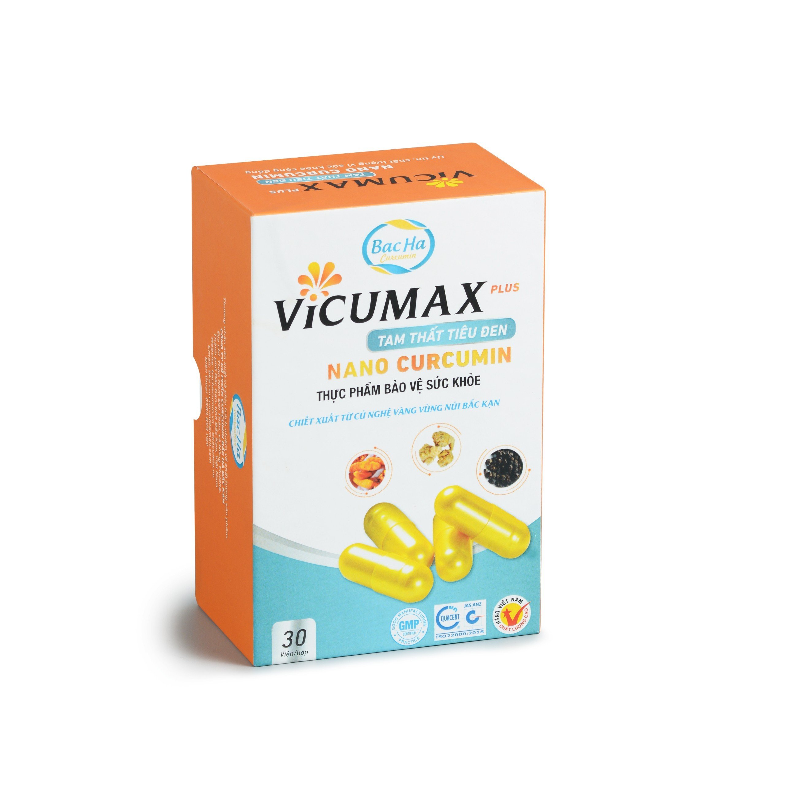 Vicumax Plus Tinh Chất Tam Thất Tiêu Đen Nano Curcumin