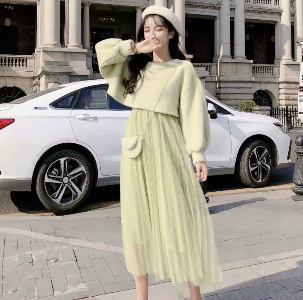 SET ĐẦM LEN PHỐI LƯỚI