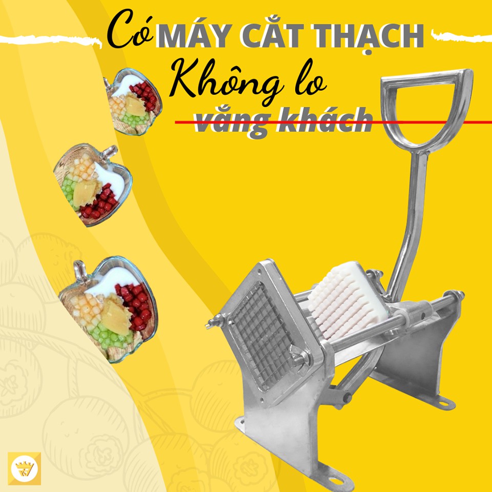 Máy Cắt Thạch Rau Củ Hạt Lựu Đủ Kích Thước Giá Rẻ Hình Thật