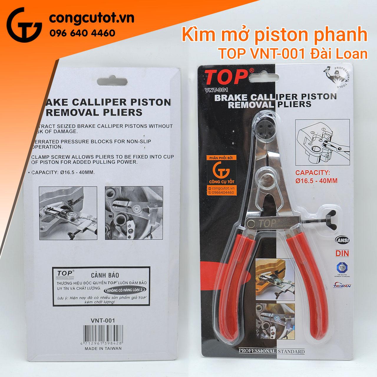 Kìm mở piston phanh,  thay piston heo dầu TOP VNT-001