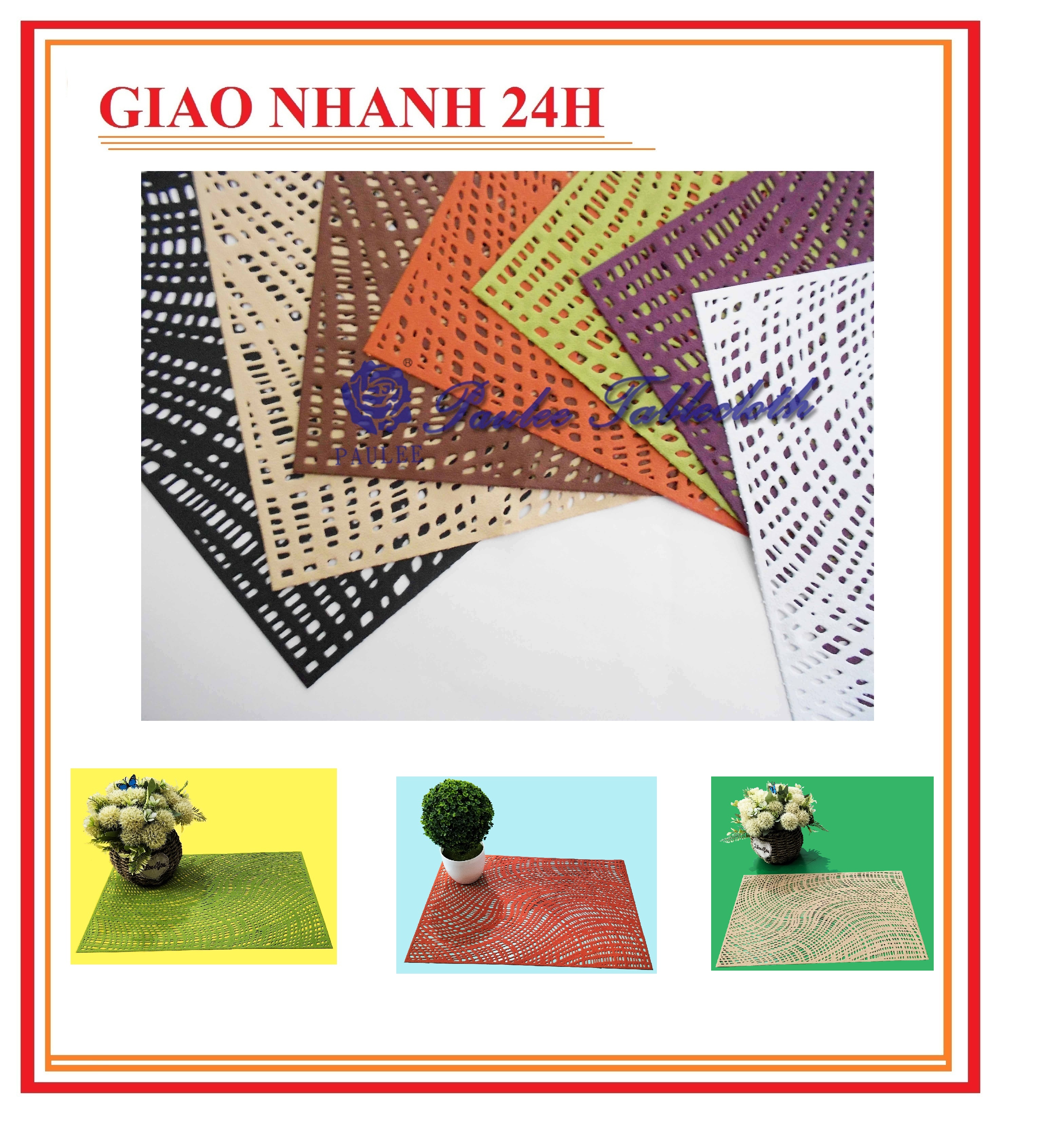 Khăn trải bàn (lót bàn ăn) FY 301-màu (30 x 45cm)