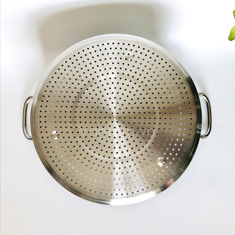 [HCM]Bộ Nồi Xửng Hấp Nắp Kiếng Fivestar 30cm