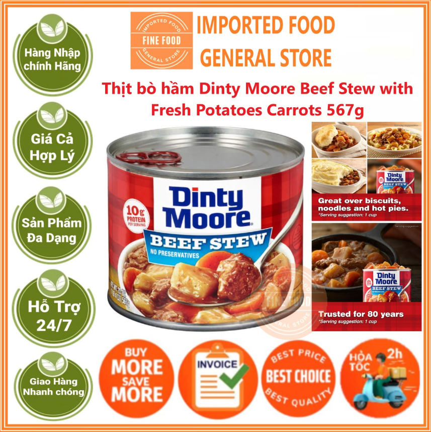 Hộp thịt bò hầm Dinty Moore 567g