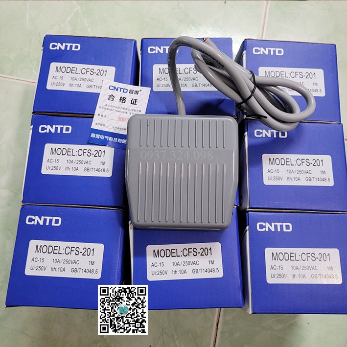 Công tắc bàn đạp  CFS-201 CNTD 10A-250VAC.