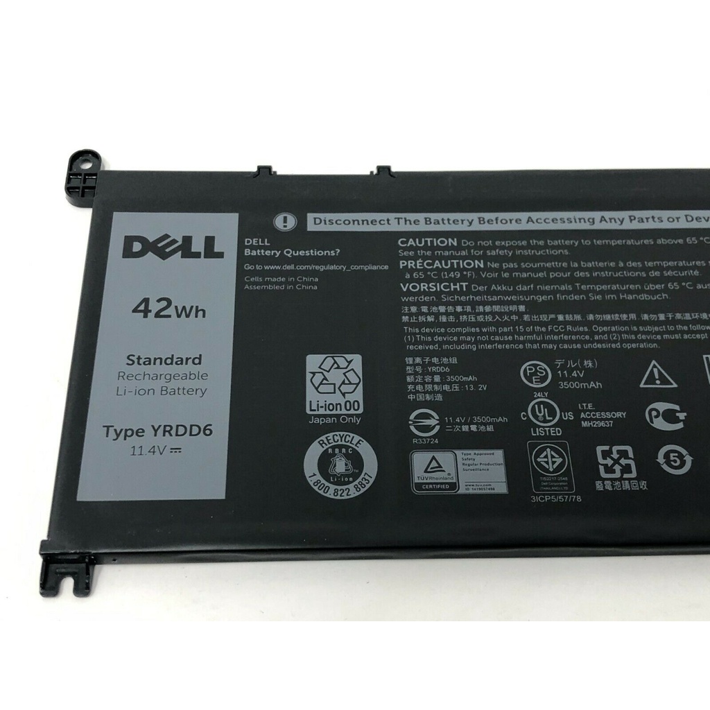 Pin laptop dell inspiron 14 2-in-1 14 2-in-1 15 3781 14 2-in-1 5593 5590 5493 5491 2-in-1
