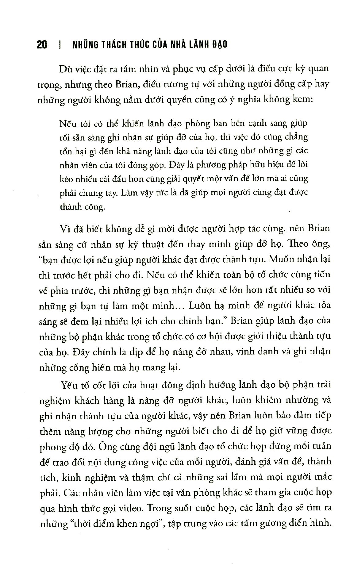 Sách - Những thách thức của nhà lãnh đạo