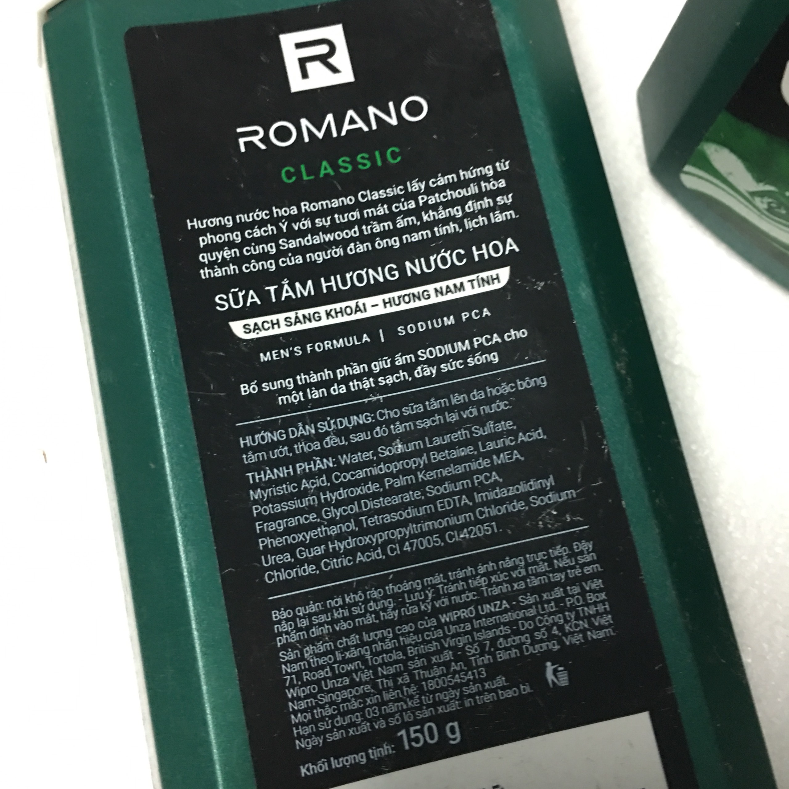 3 Chai Sữa Tắm Cao Cấp Romano Classic 180g