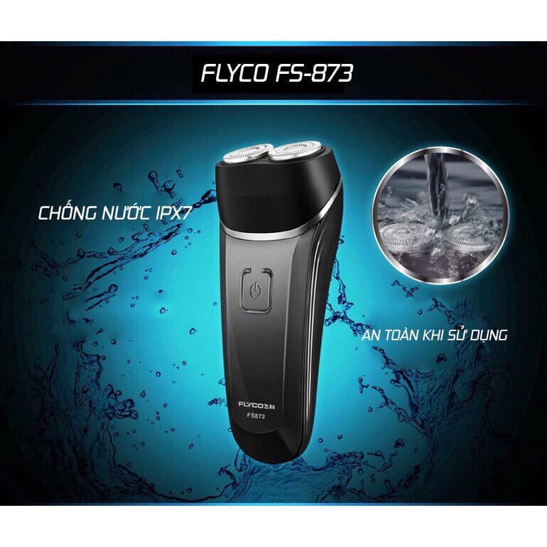 Máy Cạo Râu 2 Lưỡi Chống Nước Flyco FS871VN