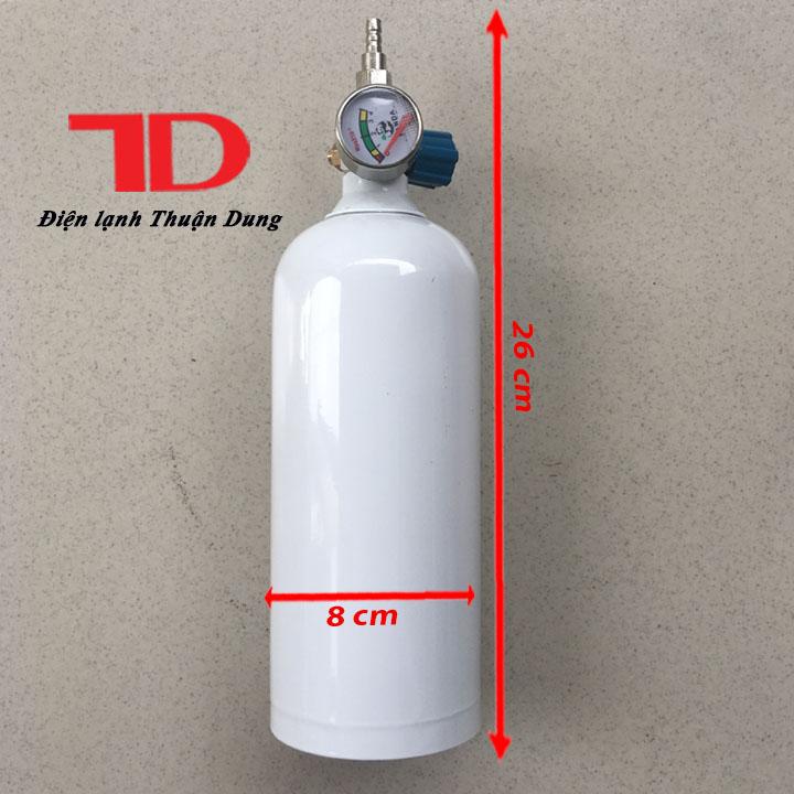 Bộ Hàn Hơi (Hàn Gió Đá) Mini Màu Đỏ (Bình không chứa khí) - Điện lạnh Thuận Dung