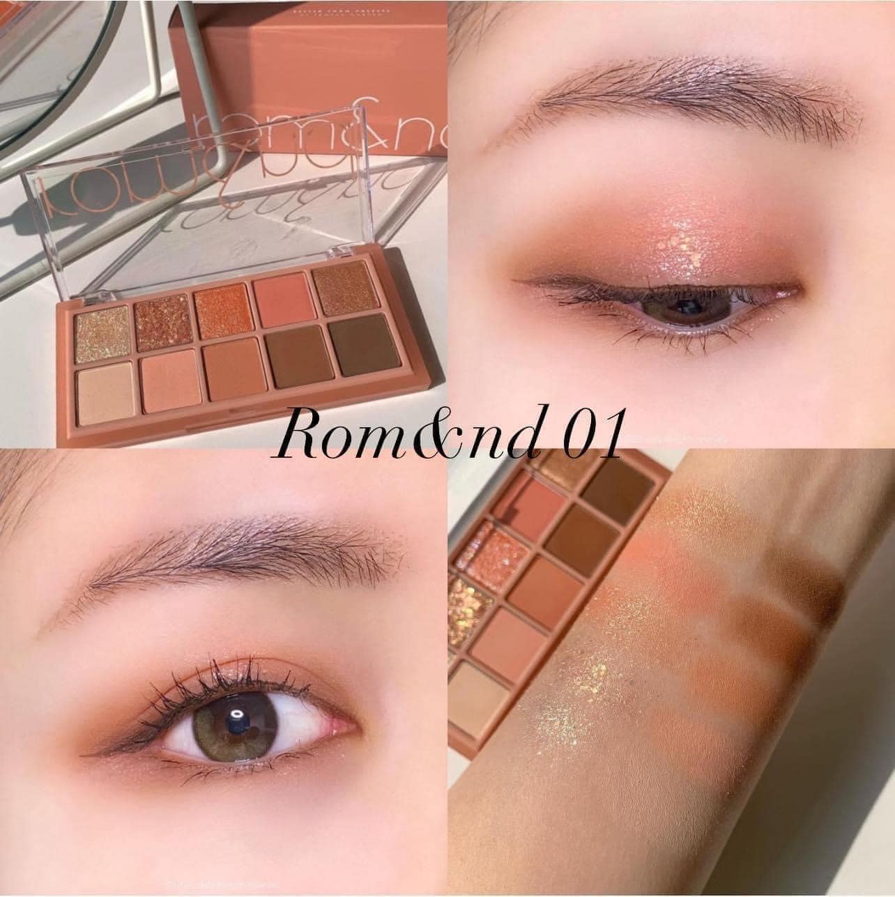 Bảng Phấn Mắt 10 Ô Siêu Lấp Lánh Romand Better Than Eye Palette