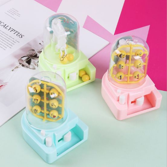 Bộ đồ chơi máy gắp bóng mặt cười Emoji MINI  [ĐỒ CHƠI TRẺ EM]