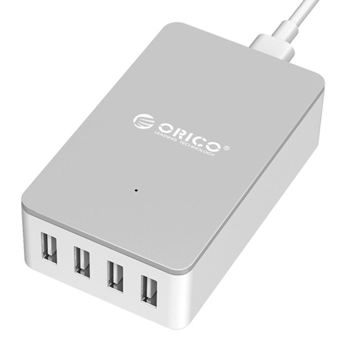[HCM]Sạc Điện Thoại USB 4 Cổng 2.4A ORICO CSE-4U-WH