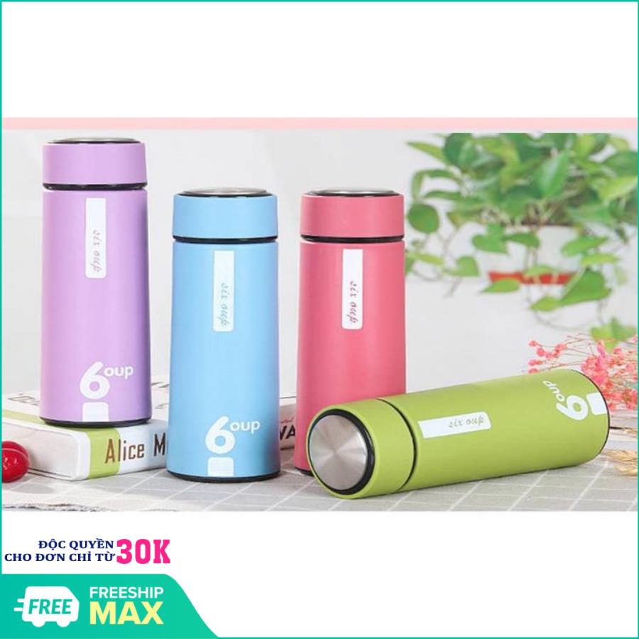 BÌnh giữ nhiệt cao cấp - Bình đựng nước chống nóng/ Bình giữ nhiệt 6oup 450ml chất lượng tốt ( Màu ngẫu nhiên)/ Bình Giữ Nhiệt Cao cấp chống va đập - Dung tích 450ml