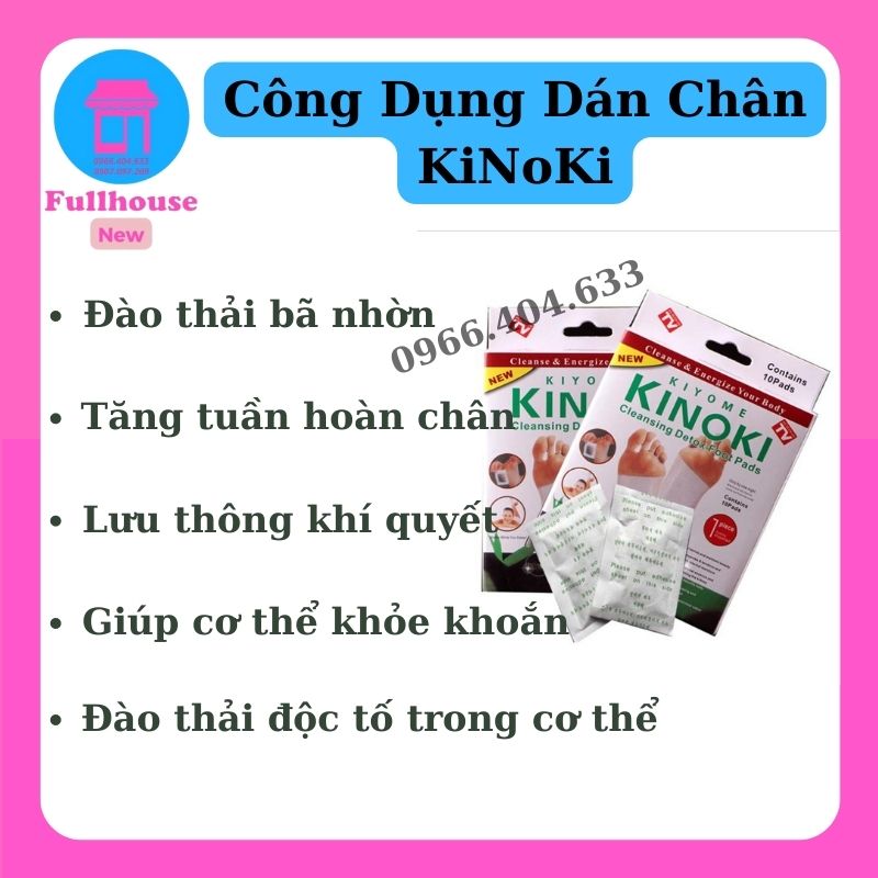 Dán chân thải độc nhật bản KiNoKi