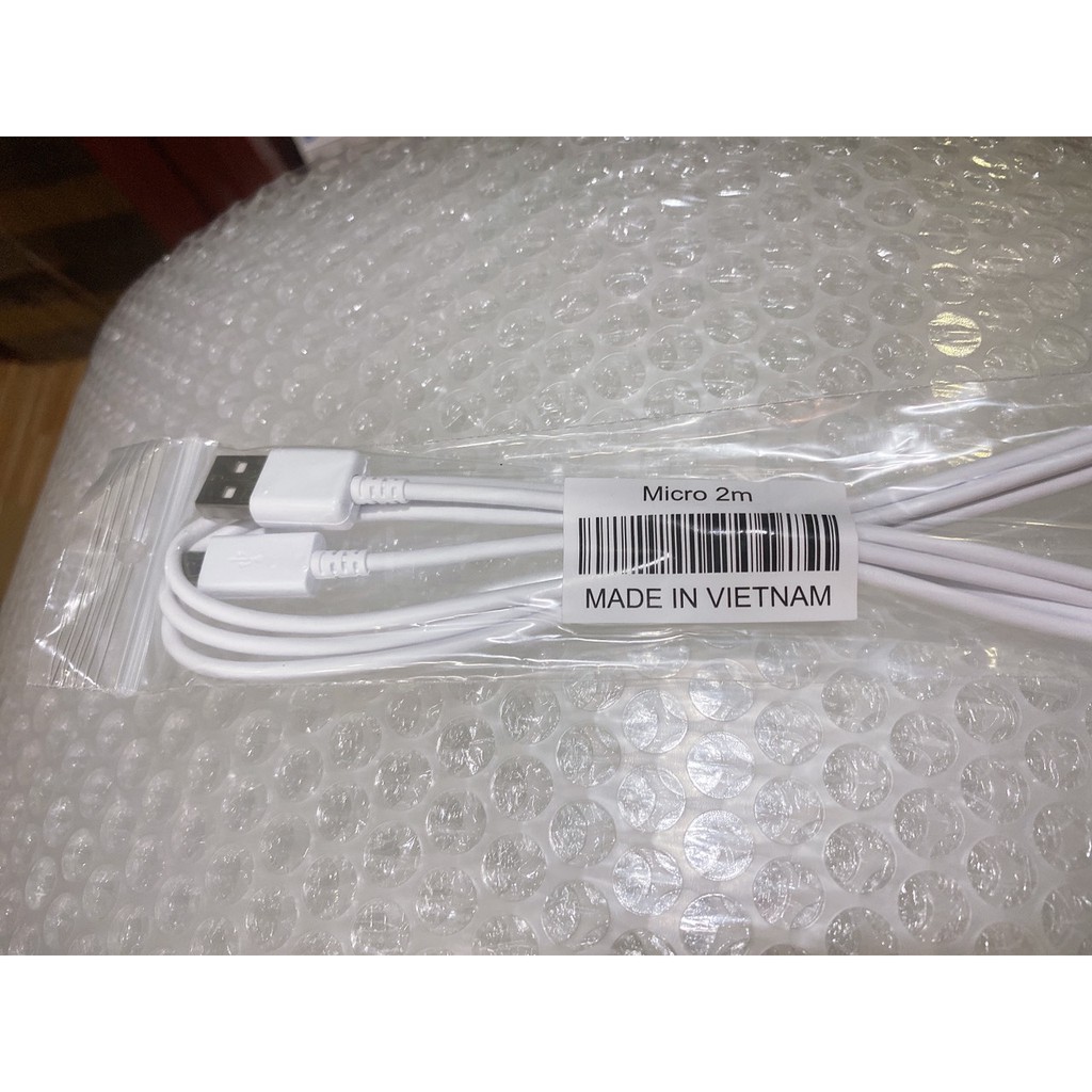 Dây cáp Sạc Samsung Micro USB Dùng Cho Điên Thoại Android- Dài 1m - 2m
