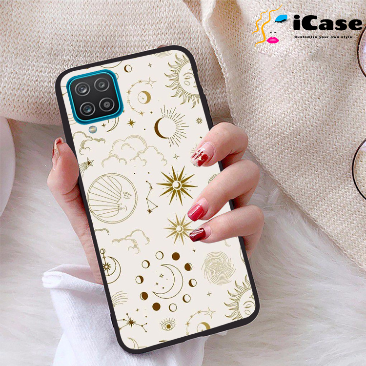 Ốp lưng Samsung Galaxy A12 viền dẻo TPU BST SUN