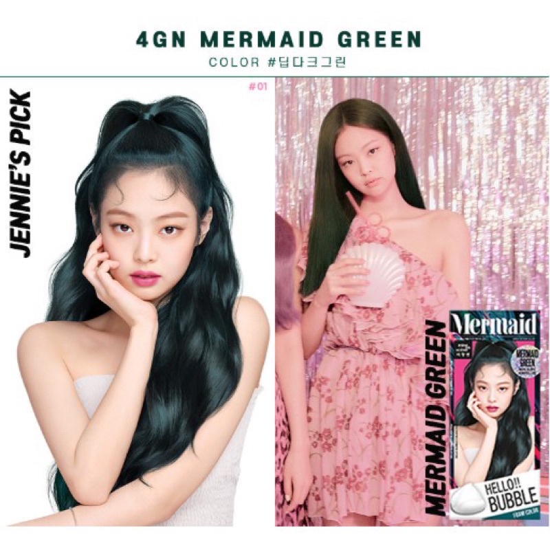 Bọt Nhuộm Tóc Hello Bubble Black Pink
