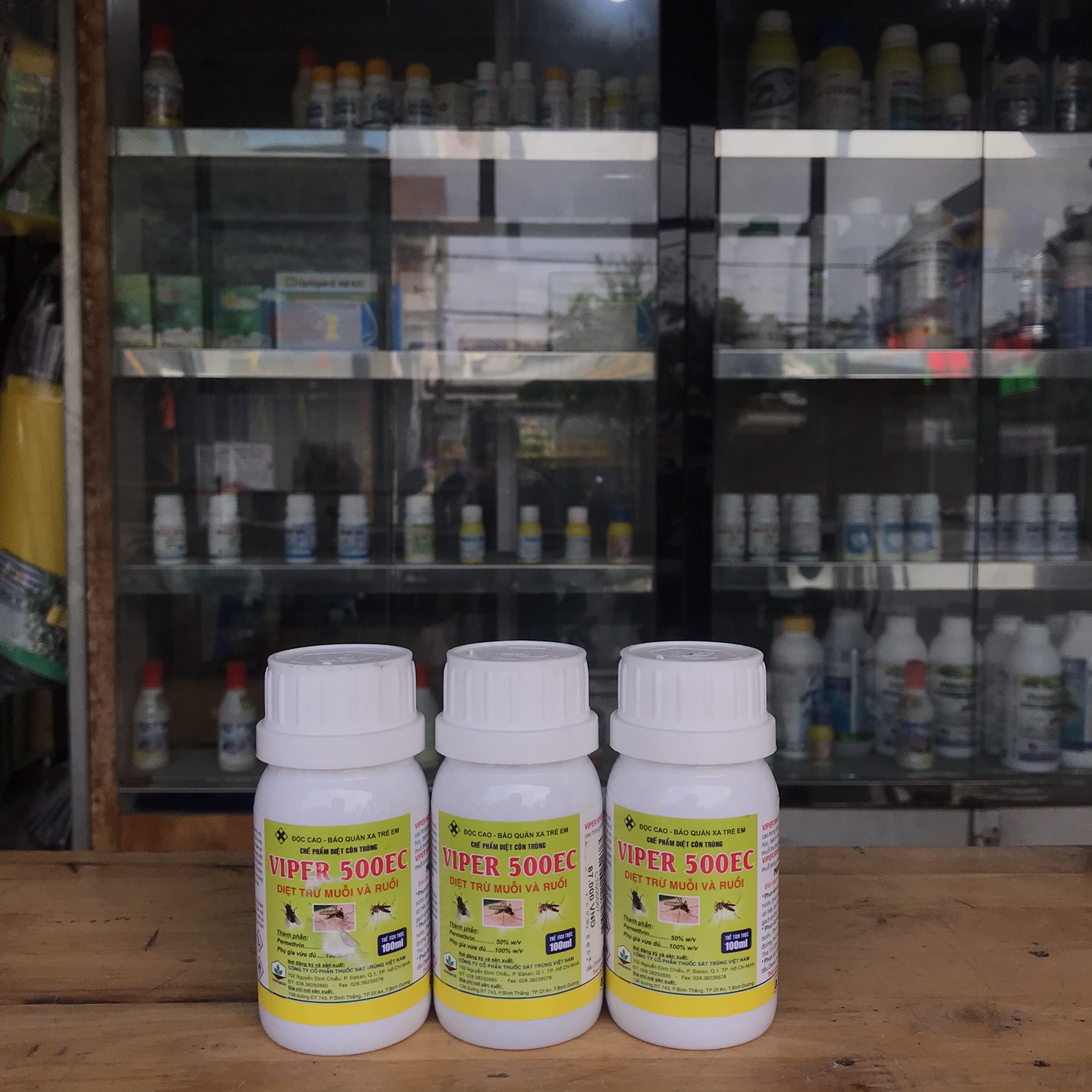 Thuốc diệt muỗi ruồi côn trùng Viper 50EC (Chai 100ml)