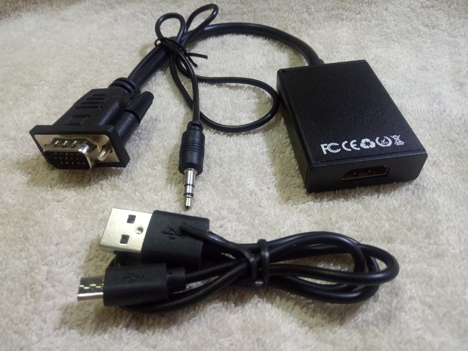 [HCM]Cáp chuyển đổi VGA sang HDMI có audio hàng xịn - cáp VGA to HDMI cam kết sản phẩm đúng mô tả chất lượng đảm bảo