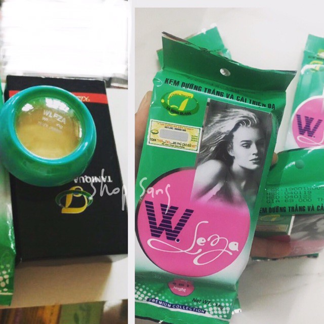 KEM WLEZA DƯỠNG TRẮNG VÀ TÁI TẠO DA 15G