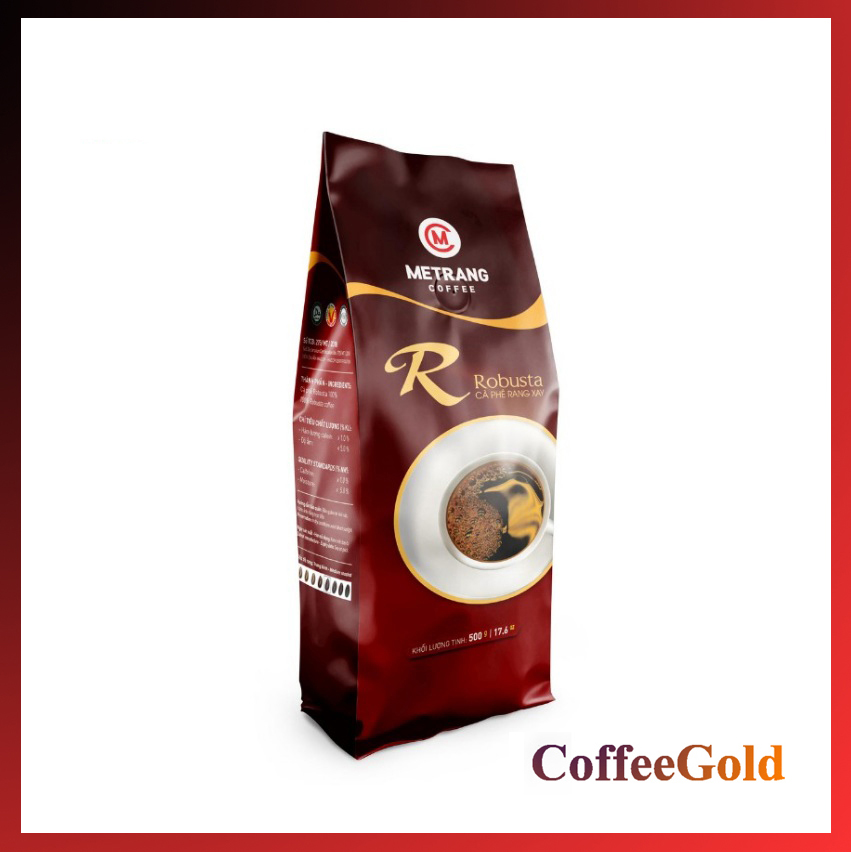Cà Phê Robusta - Mê Trang - túi bột 500g - cà phê nguyên chất