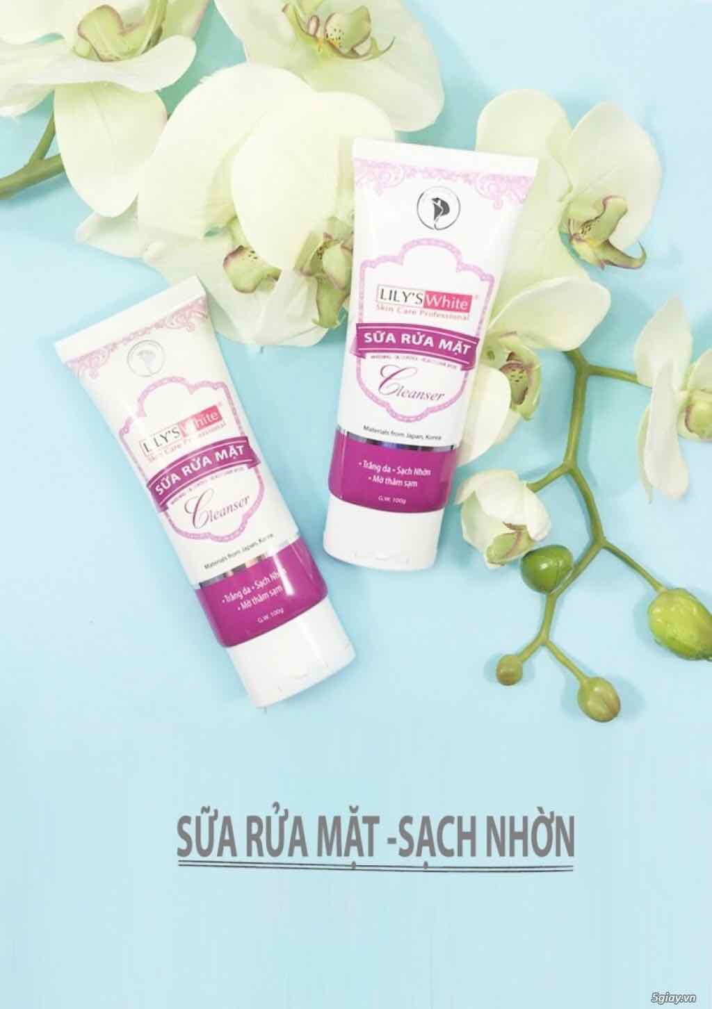 [HCM]Sữa rửa mặt lily’s white cleanser trắng da sạch nhờn