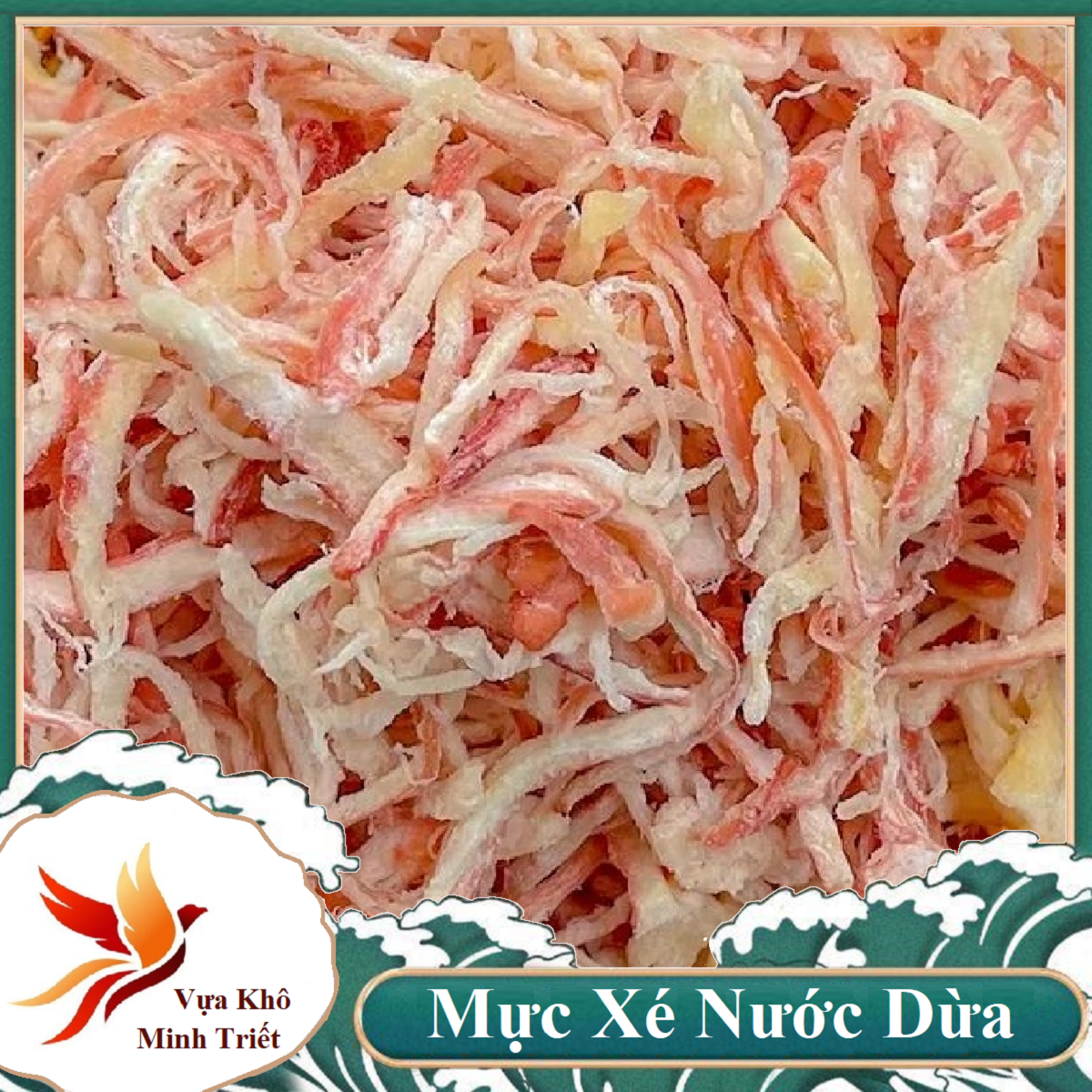 MỰC XÉ SỢI HẤP NƯỚC DỪA SIÊU SIÊU BÉO BÉO -ĐỒ ĂN VẶT- Vựa Khô Minh Triết