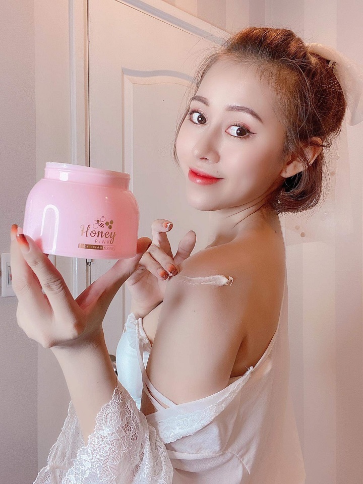 [HCM]BODY SỢI MẬT DÁT VÀNG HONEY PINK ( CHÍNH HÃNG )