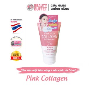 Sữa rửa mặt dưỡng trắng và săn chắc da Beauty Buffet Scentio Pink Collagen 50ml thumbnail